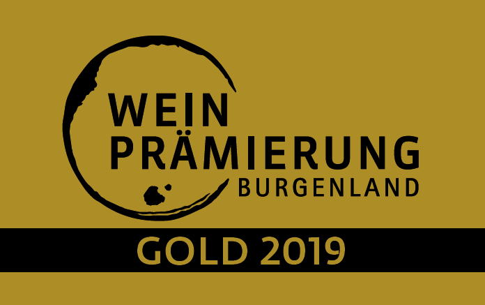 Auszeichnung Gold 2019 der Weinprämierung Burgenland